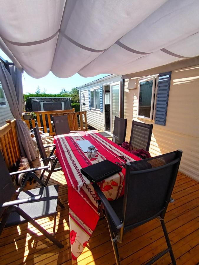 La Chanterie Agreable Mobil-Home Residentiel Normand Saint-Pair-sur-Mer Eksteriør billede